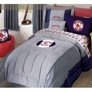  Boston Red Sox MLB Authentic Bedding   Comforter and Sheet 