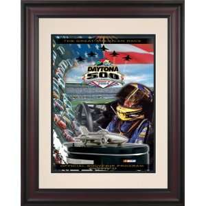 46th Annual 2004 Daytona 500 Framed 10.5 x 14 Program Print  