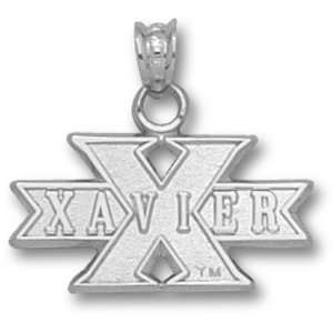  Xavier University Xavier Thru X Pendant (Silver 