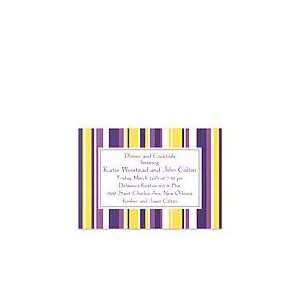  Purple & Gold Invitation Wedding Invitations Health 