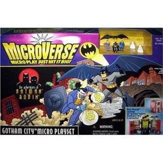 Microverse Batman & Robin Gotham City Playset