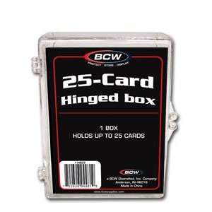  50 Collectible Trading Card Hinged Boxes   25 Count 