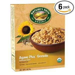   Sunflowr Agave Plus Granola Cereal, 11.5 Ounce Boxes (Pack of 6