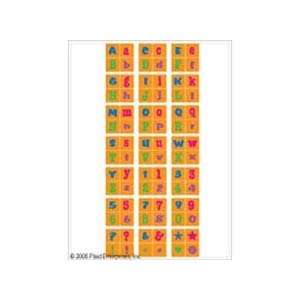  Plaid Foam Cube STAMPS 21 Stampers w 84 Designs (Orange 