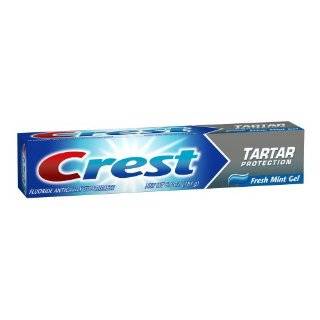 Crest Tartar Control Gel Toothpaste, Fresh Mint Gel, 6.4 Ounce Carton 