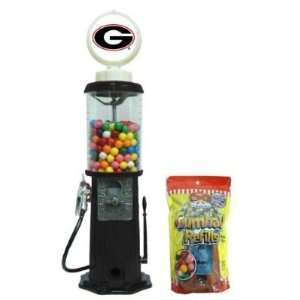 Bulldogs Black Retro Gas Pump Gumball Machine   NCAA College Athletics 