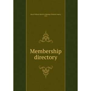   directory Ind.) South Wabash Monthly Meeting (Wabash County Books