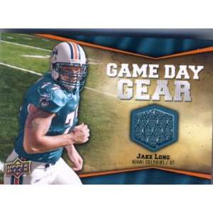 Jake Long   Miami Dolphins   Upper Deck 2009 Game Day 