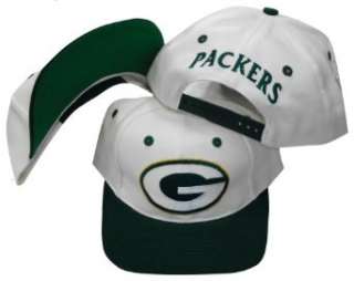  Green Bay Packers White Two Tone Plastic Snapback 