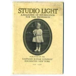  Studio Light Magazine May 1928 Kodak Photography 