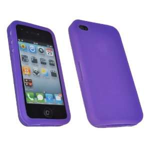 Mobile Palace  Purple silicone skin case cover pouch holster for 