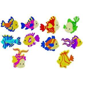  Colorful Tropical Fish Collection Embroidery Designs on 
