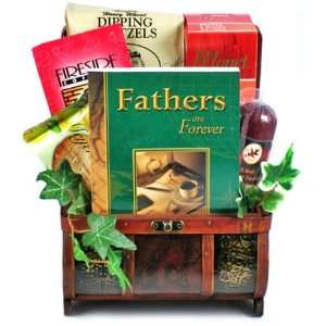 Fathers are Forever Gourmet Food Keepsake Box   Christmas Holiday Gift 