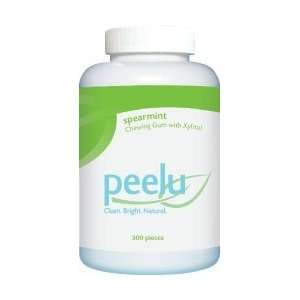 Peelu, Chewing Gum with Xylitol Spearmint 300 Pieces  