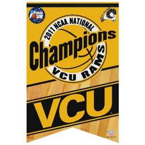 NCAA Virginia Commonwealth Rams National Champions Premium Felt Banner 