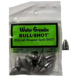  Water Gremlin Bull Shot Bullet Shaped Split Shot Size 1 