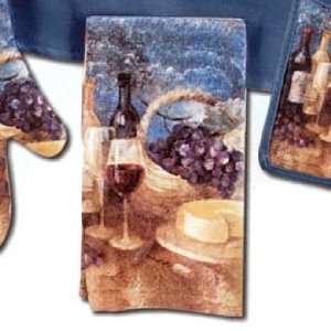  Kay Dee Designs Towel Wine & Cheese