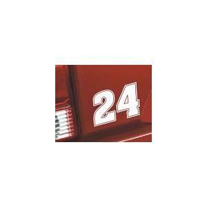  Nascar Racing Number #24 Decal Sticker 
