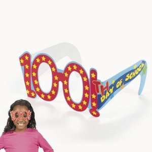  12 100th Day Of School Cardboard Glasses   Teaching 