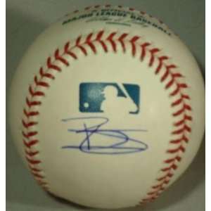 Brett Gardner Signed Ball   OML *NY * W COA 1B   Autographed Baseballs