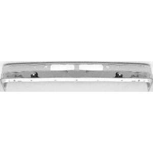 89 92 FORD RANGER FRONT BUMPER CHROME TRUCK, Without Molding Holes, To 