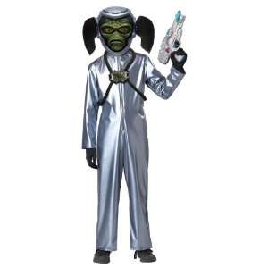 Lets Party By California Costumes First Contact Child Costume / Silver 
