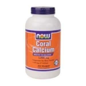  NOW Foods Coral Calcium 1,000 mg VCaps, 250 ct Health 