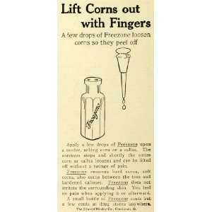   Foot Corns Callus Treatment Remedy   Original Print Ad