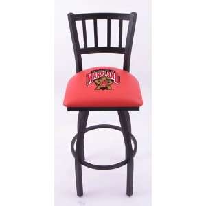  University of Maryland Terps Game Room Bar Stool With Back 