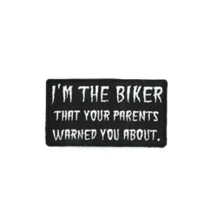  Biker Parents Warned You About Funny Quality Vest Patch 