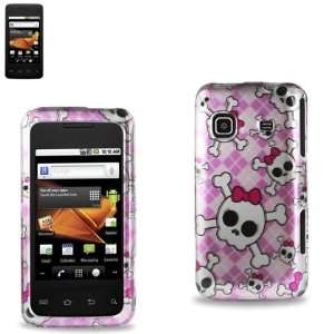  Case Cover   SKULLS ON PINK BACKGROUND Cell Phones & Accessories