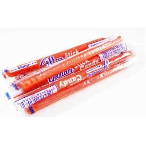 Cherry Bright Red Old Fashioned Hard Candy Sticks 10 Count 