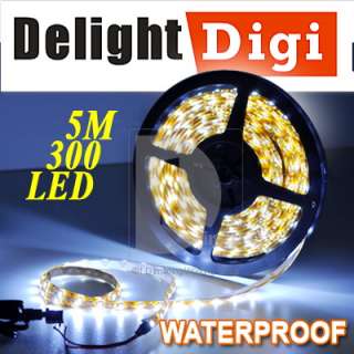 DIY Waterproof RGB Flexible Light Strip with Remote,5M 300 LED 3528 