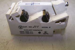 WESTINGHOUSE J11 AUXILIARY CONTACT 1 N.O 1 N.C CONTACT  