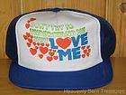DONT TRY TO UNDERSTAND ME, JUST LOVE ME Vintage 80s Mesh Trucker 
