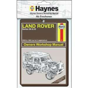 Land Rover Manual Air Freshener