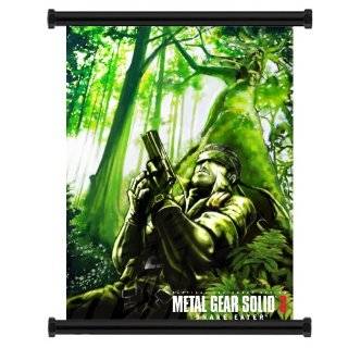 Metal Gear Solid 3 Snake Eater Game Fabric Wall Scroll Poster (16x22 