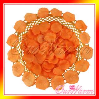   Silk Rose Petals Flower Used Directly Wedding Party Decoration Colors