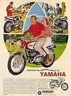 1967 YAMAHA BIG BEAR 305 (YM2 C) MOTORCYCLE GUY GIRL AD  