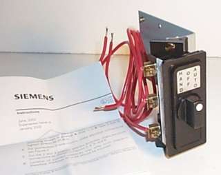 NEW Hand/Off/Auto Switch Kit Siemens Magnetic Starter  