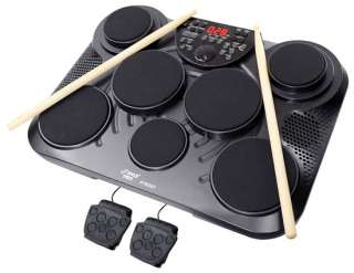 New Pyle PTED01 Electronic Table Digital Drum Kit Top w/ 7 Pad Digital 