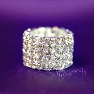 Row Bling Bridal Fashion Crystal Rhinestone Ring R903  