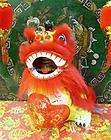   Dragon Lion Dance Car Bobble Head Toy Fu Dog Home Decoration #A