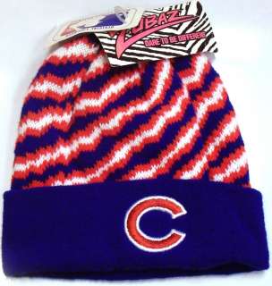 Chicago Cubs Zubaz Vintage Retro 90s winter hat  