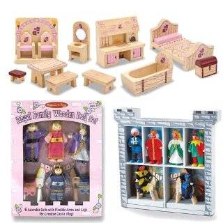    Melissa & Doug Deluxe Wooden Folding Princess Castle Toys & Games