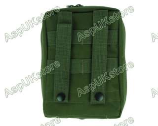 Airsoft Molle Tactical Medical First Aid Pouch Bag OD  