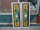 Antique Stained Glass Window, Leaded Chunk Jeweled, c.1890s Victorian 