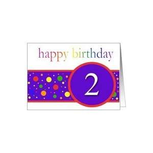  Happy Birthday 2nd birthday Card Toys & Games