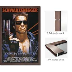  Slate Framed Terminator Schwarzenegger Poster Fr1031677 