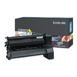 Lexmark  C782X2YG Toner, 15000 Page Yield, Yellow    Sold as 2 Packs 